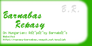 barnabas repasy business card